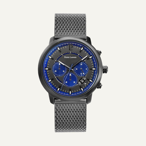 Montre Pierre Lannier Impulsion Quartz 229F468 Acier Gunmétal Homme PIERRE LANNIER 