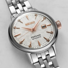 Montre Seiko Presage Automatic SRE009J1 pour femme, cadran argenté, boîtier en acier inoxydable – Design classique et élégant Homme SEIKO 