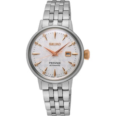 Montre Seiko Presage Automatic SRE009J1 pour femme, cadran argenté, boîtier en acier inoxydable – Design classique et élégant Homme SEIKO 