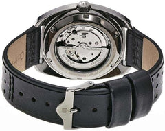 Montre squelette automatique pour homme LIP 671381 – Bracelet en cuir noir, design mécanique haut de gamme Homme LIP 
