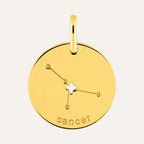 Pendentif Signe Astrologique Cancer en Or Jaune Pendentifs Robez Masson 