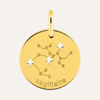 Pendentif Signe Astrologique Sagittaire en Or Jaune Pendentifs Robez Masson 