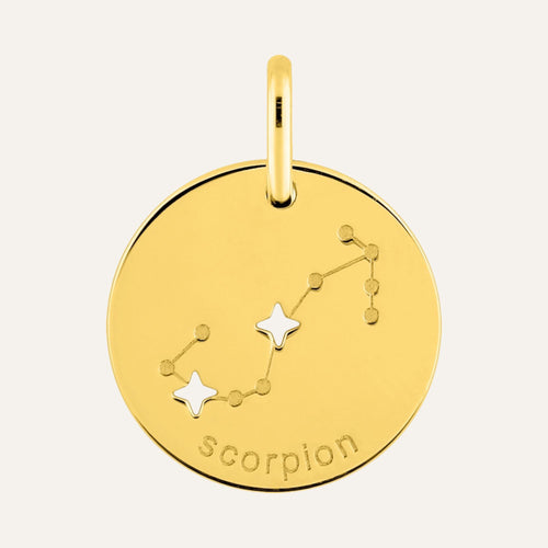 Pendentif Signe Astrologique Scorpion en Or Jaune Pendentifs Robez Masson 