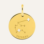 Pendentif Signe Astrologique Verseau en Or Jaune Pendentifs Robez Masson 