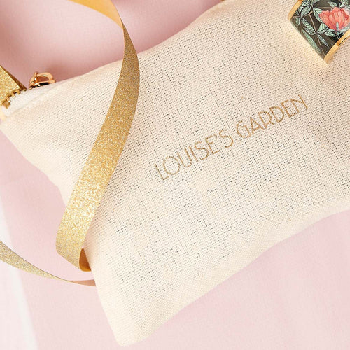 Petite Manchette Femme Louise’s Garden Tropicale MOF1225 en Acier Inoxydable Doré Bracelet Louise's Garden 