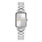 Pierre Lannier 005P621 Montre Femme Ariane Bracelet Acier Argenté – Cadran Rectangulaire Argent, Élégance Intemporelle & Précision Quartz Femme Ocarat 