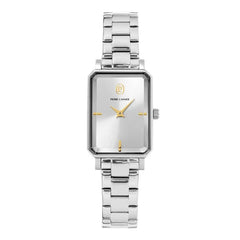 Pierre Lannier 005P621 Montre Femme Ariane Bracelet Acier Argenté – Cadran Rectangulaire Argent, Élégance Intemporelle & Précision Quartz Femme Ocarat 