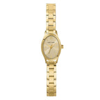 Pierre Lannier OVALIA 076H542 Montre Femme à Quartz, Boîtier Ovale Acier Inoxydable Doré, Cadran Soleillé Doré, Bracelet Acier Doré, Étanche 30 m Femme PIERRE LANNIER 