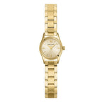 Pierre Lannier PYA 092M542 Montre Femme à Quartz, Boîtier Rond Doré 20 mm, Cadran Soleil Doré, Bracelet Acier Inoxydable Doré 10 mm, Étanche 5 ATM Femme PIERRE LANNIER 