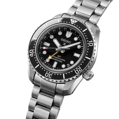 Seiko HBC002J1 Montre Homme Prospex Diver's Watch 1968 Heritage GMT Automatique - Cadran Noir, Lunette Céramique, Étanche 300M, Réserve de Marche 72 Heures Homme SEIKO 