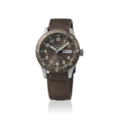 Seiko HDB009K1 Montre Homme Seiko 5 Sports Field Automatique - Cadran Marron, Bracelet Nylon et Cuir, Lunette Boussole, Étanche 100M, Style Outdoor et Fiabilité Quotidienne Homme SEIKO 