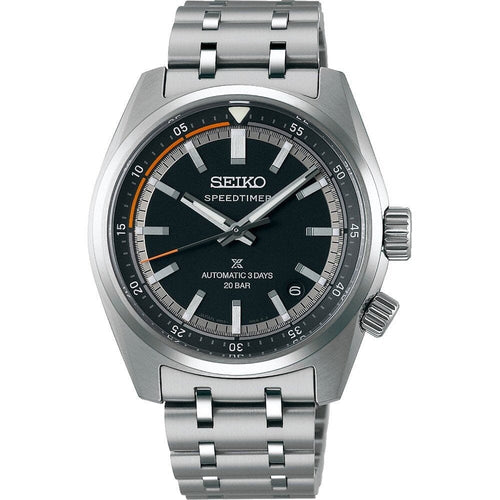 Seiko SPB515 Montre Homme Automatique Prospex Speedtimer Compact Countdown en Acier Inoxydable – Réserve de Marche 72 Heures, Verre Saphir, Montre Sport Élégante et Durable Homme SEIKO 