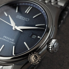 Seiko SPB525J1 Montre Homme Automatique Presage Classic Ai iro Cadran Bleu Réserve de Marche 72 Heures Bracelet Acier Inoxydable Élégance Quotidienne et Confort Durable Homme SEIKO 