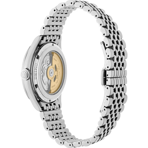Seiko SPB525J1 Montre Homme Automatique Presage Classic Ai iro Cadran Bleu Réserve de Marche 72 Heures Bracelet Acier Inoxydable Élégance Quotidienne et Confort Durable Homme SEIKO 
