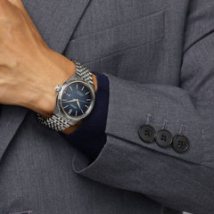 Seiko SPB525J1 Montre Homme Automatique Presage Classic Ai iro Cadran Bleu Réserve de Marche 72 Heures Bracelet Acier Inoxydable Élégance Quotidienne et Confort Durable Homme SEIKO 