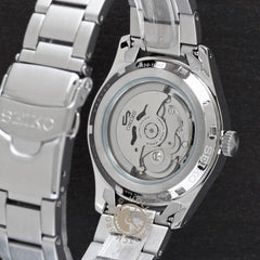 Seiko SRPG27K1 Montre Homme Automatique 5 Sports Cadran Noir Bracelet Acier Inoxydable Style Militaire Confort Durable et Précision Quotidienne Homme SEIKO 