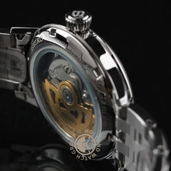 Seiko SSA441J1 Montre Homme Presage Cocktail Time Grasshopper Automatique - Cadran Vert Dégradé Open Heart, Acier Inoxydable, Style Élégant et Raffiné Homme SEIKO 