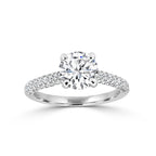 Tamera Micropave Style Engagement Ring Leurelor 